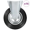 vidaXL fikseeritud rattad, 16 tk, 200 mm