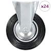 vidaXL fikseeritud rattad, 24 tk, 200 mm