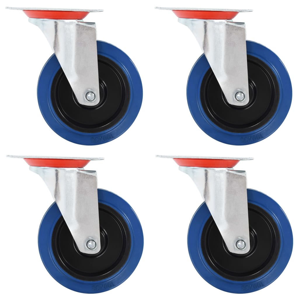 vidaXL Roți pivotante, 8 buc., 100 mm vidaxl.ro