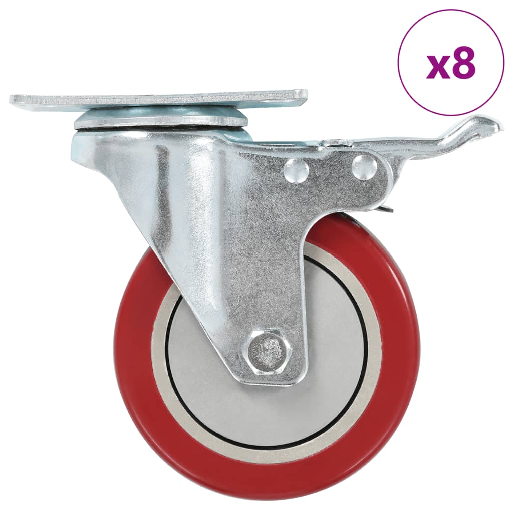 vidaXL 8 ks otočná kolečka 100 mm