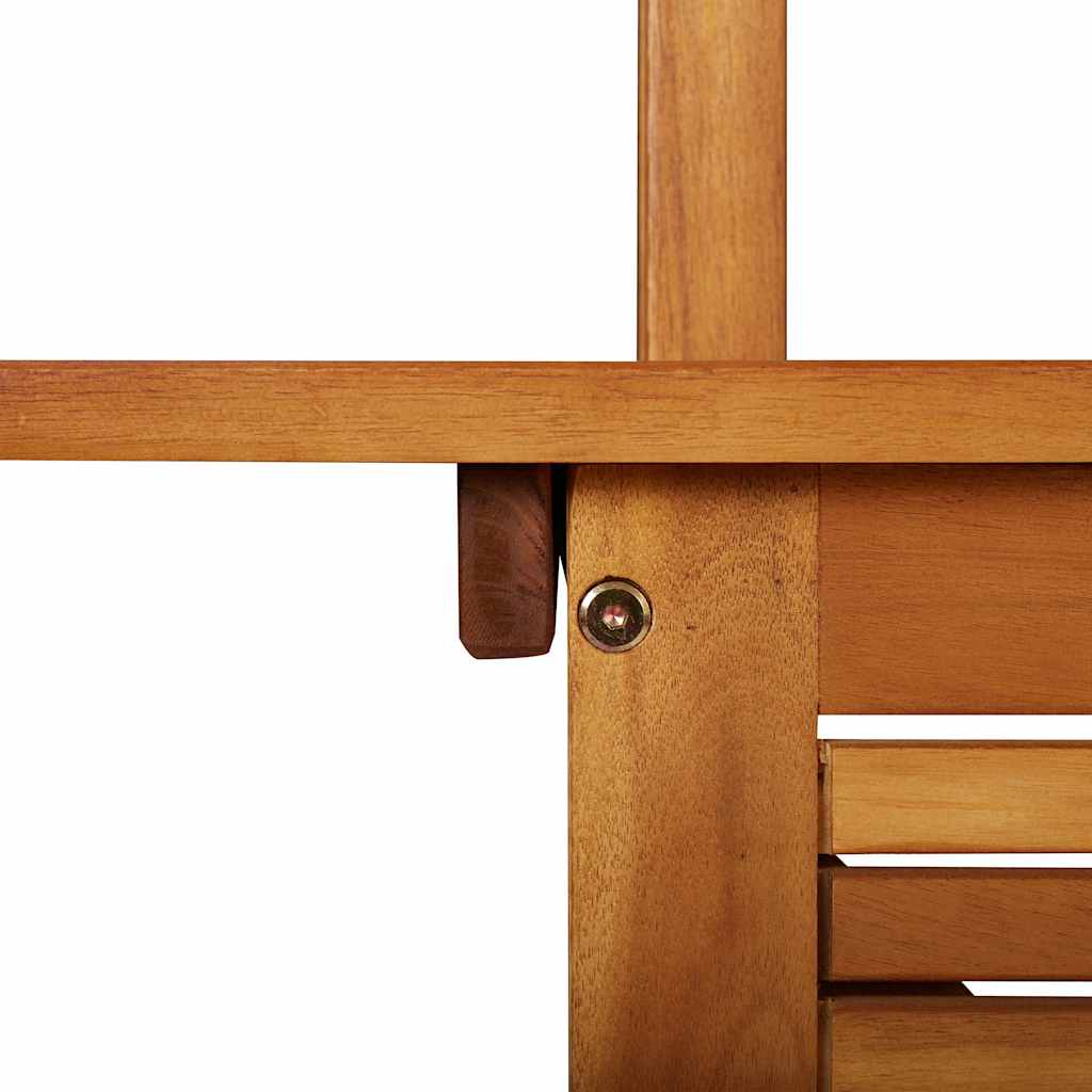 Table De Bar D'extérieur Avec Toit 122x106x217 Cm Bois D'acacia VidaXL 21 width=274