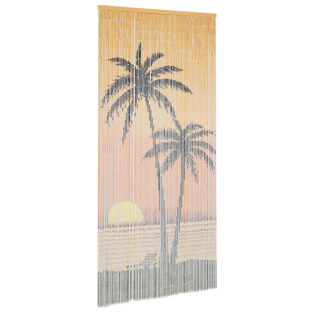 vidaXL Perdea de ușă pentru insecte, 90 x 200 cm, bambus