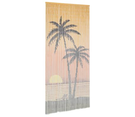 vidaXL Insect Door Curtain Bamboo 90x200 cm