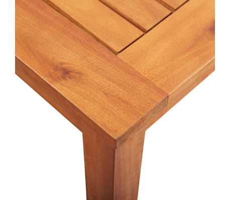 Vidaxl Tavolo Da Giardino 215x90x74 Cm In Legno Massello Di Acacia