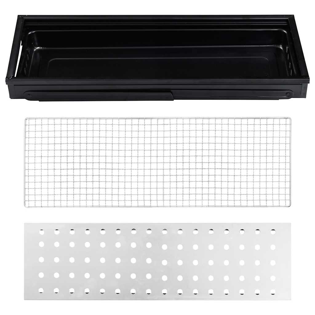 Portable Camping BBQ Grill 60x22.5x33 cm 46610