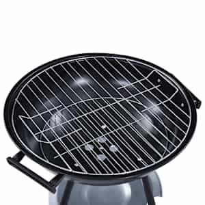 Přenosný zahradní gril XXL kotlový s kolečky 44 cm - obrázek 5