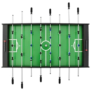 Skládací stolní fotbal 121 x 61 x 80 cm černý - obrázek 5