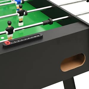Skládací stolní fotbal 121 x 61 x 80 cm černý - obrázek 6