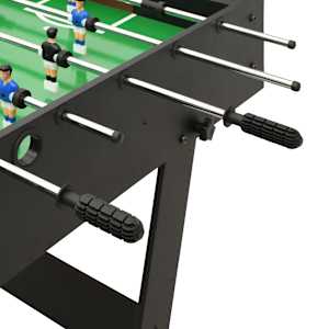 Skládací stolní fotbal 121 x 61 x 80 cm černý - obrázek 7