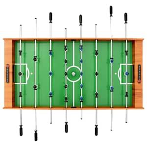 Skládací stolní fotbal 121 x 61 x 80 cm světle hnědý - obrázek 5