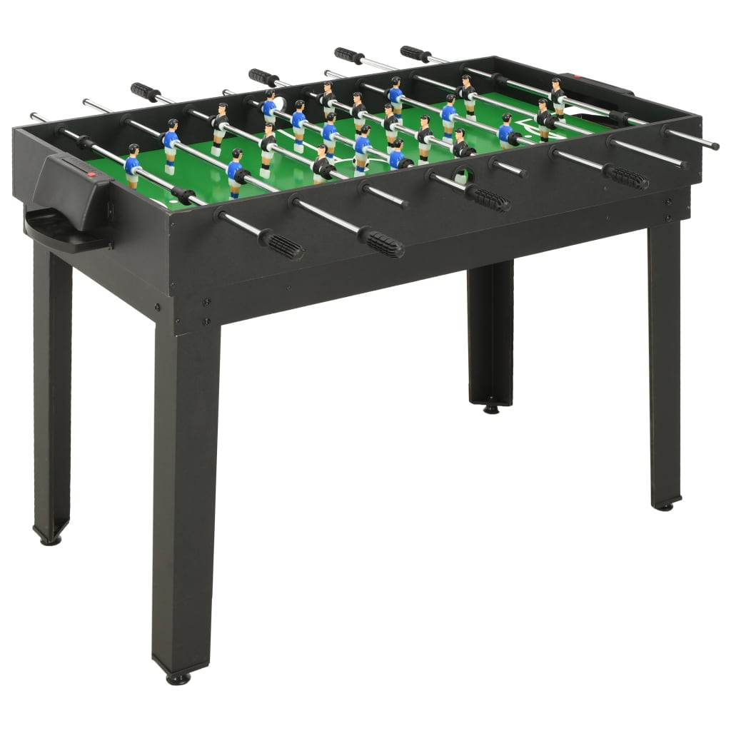 Masă de jocuri multiple 15-în-1, 121 x 61 x 82 cm, negru