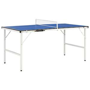 vidaXL 1,5 meetri pikkune pingpongilaud v&otilde;rguga 152 x 76 x 66 cm, sinine