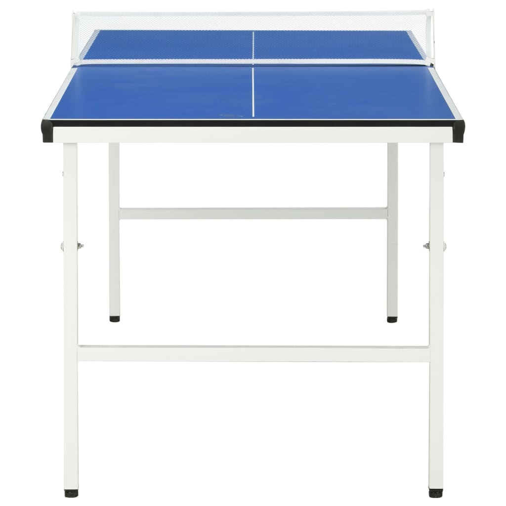 Kék pingpongasztal hálóval 152 x 76 x 66 cm 