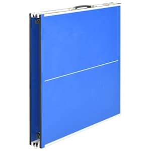 1,5metrový pingpongový stůl se sítí 152 x 76 x 66 cm modrý - obrázek 4
