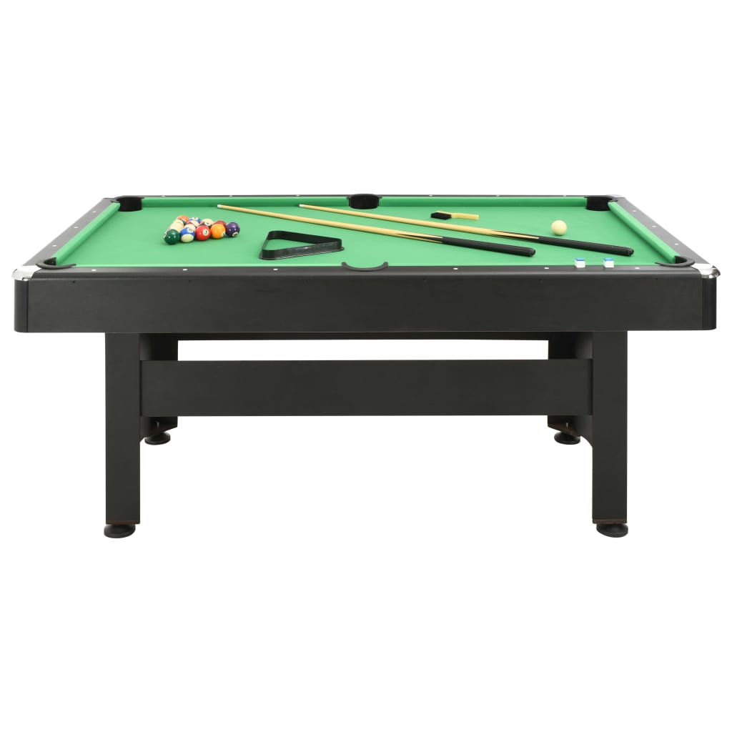 vidaXL Table de billard 184x108x82 cm Noir