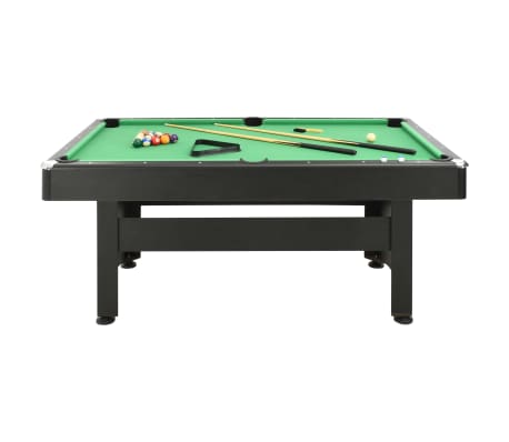 vidaXL Table de billard 184x108x82 cm Noir