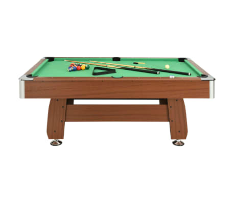 vidaXL 7 Feet Billiard Table 88 kg 214x122x79 cm Brown