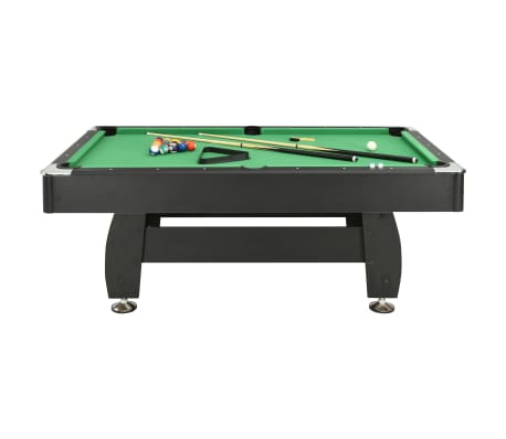 vidaXL 7 Feet Billiard Table 88 kg 214x122x79 cm Black