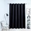  vidaXL fekete sötétítőfüggöny fémkarikákkal 290 x 245 cm termék 2. képe