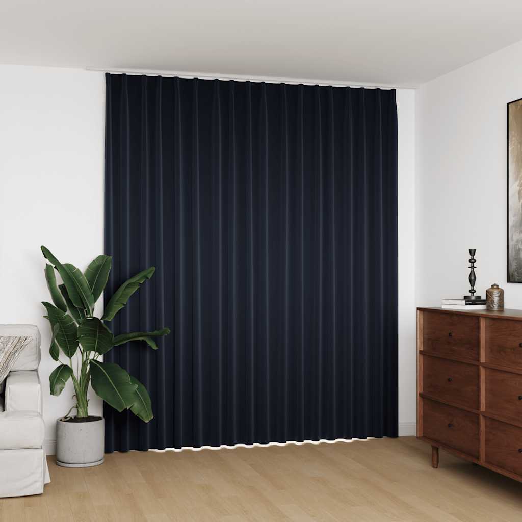 vidaXL Verdunkelungsvorhang mit Haken Anthrazit 290 x 245 cm