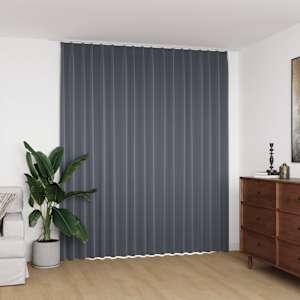vidaXL pimendav kardin konksudega, hall, 290 x 245 cm