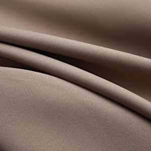 Zatemňovací závěs s kovovými kroužky taupe 290 x 245 cm - obrázek 4