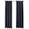 vidaXL Cortinas blackout c/ argolas em metal 2 pcs 140x225cm antracite