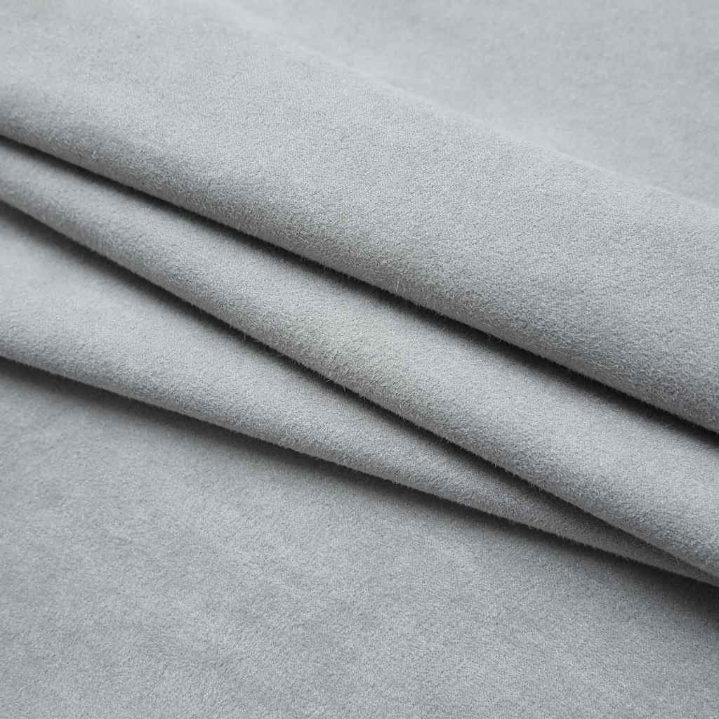 vidaXL Gordijnen verduisterend met haken 2 st 140x175 cm grijs afbeelding