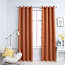  vidaXL 2 db rozsdavörös sötétítőfüggöny fémgyűrűkkel 140 x 175 cm termék 2. képe
