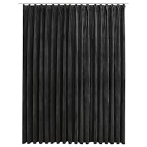 vidaXL pimendav kardin konksudega, samet, antratsiithall, 290 x 245 cm