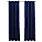 vidaXL Cortinas blackout c/ argolas 2 pcs 140x245cm veludo azul escuro