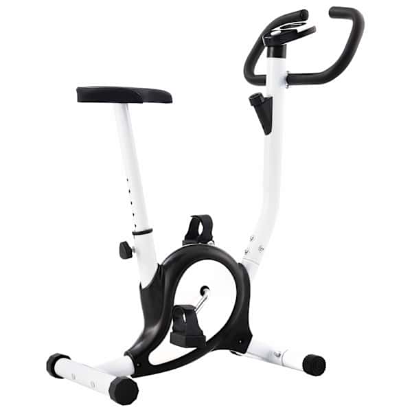vidaXL veloergomeeter, rihmaga vastupanu, must