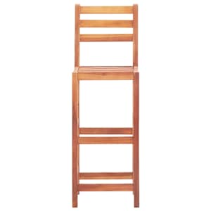 Barski stoli 2 kosa trden akacijev les - slika 3