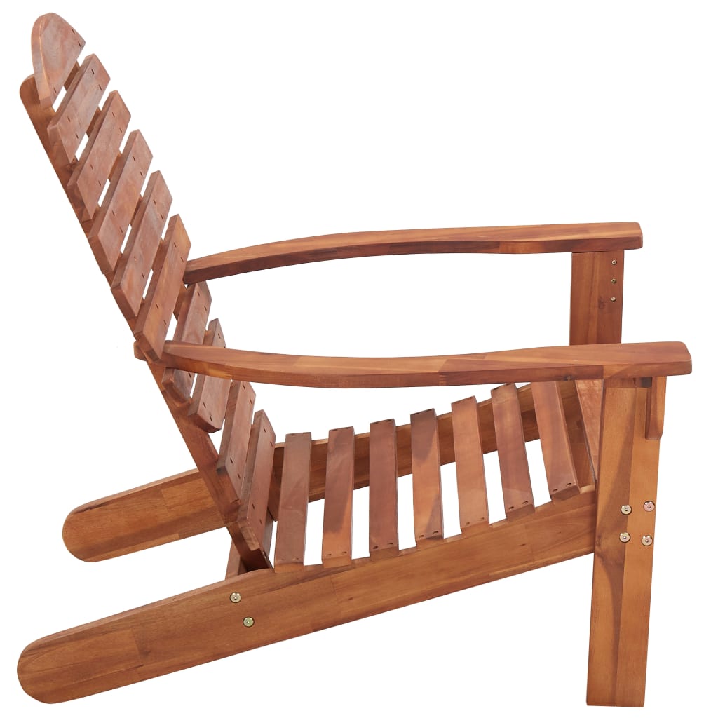 Adirondack Chair Solid Acacia Wood VidaXL 14 width=274