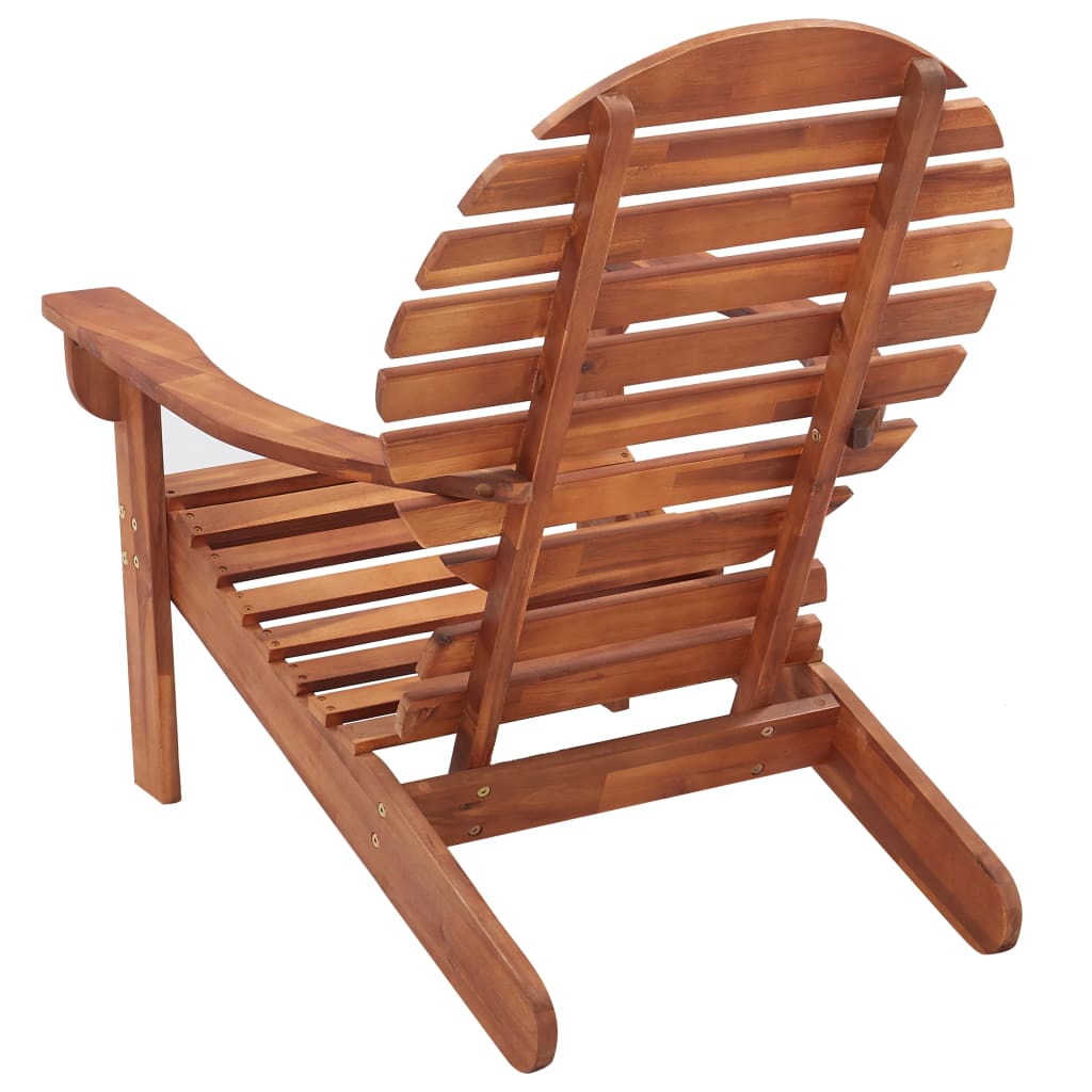 Adirondack Chair Solid Acacia Wood VidaXL 15 width=274