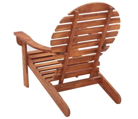 vidaXL Chaise Adirondack Bois d'acacia massif vidaXL Chaise Adirondack Bois d'acacia massif