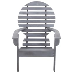 vidaXL Adirondack Chair Solid Acacia Wood Grey