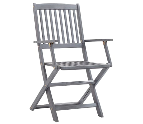vidaXL Salon de jardin 13 pcs Bois d'acacia massif Gris vidaXL Salon de jardin 13 pcs Bois d'acacia massif Gris
