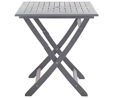 vidaXL Folding Garden Table 120x70x75 cm Solid Acacia Wood