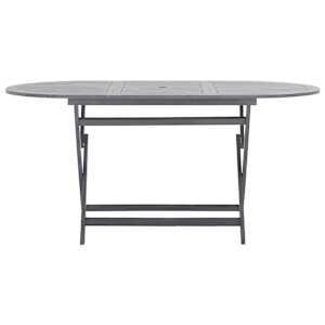 vidaXL Gartentisch Klappbar 160x85x75 cm Massivholz Akazie