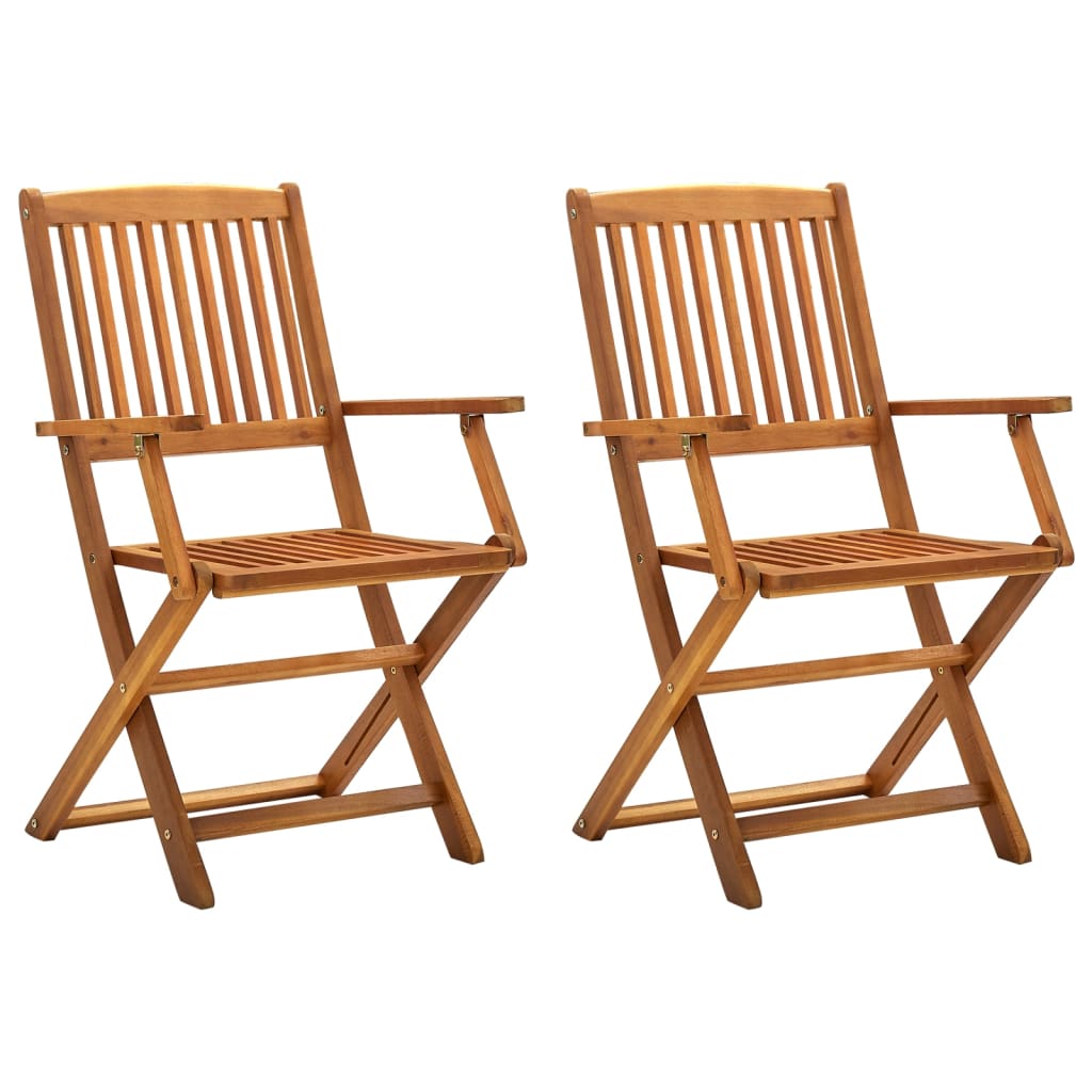 Acacia hot sale folding chair