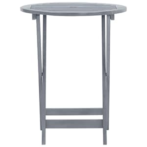 vidaXL Sulankstomas sodo stalas, 60x75cm, akacijos medienos masyvas