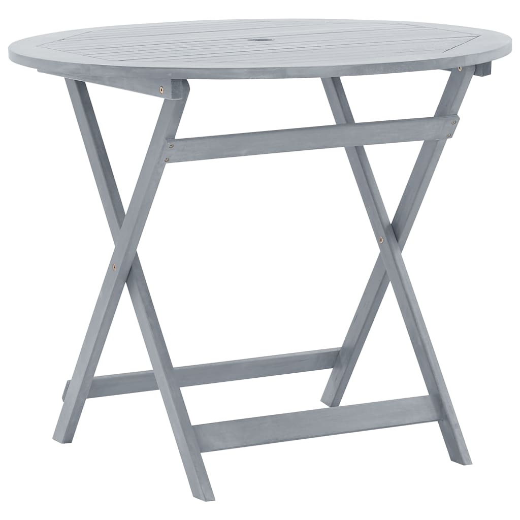 

vidaXL Folding Patio Table 35.4"x29.5" Solid Acacia Wood