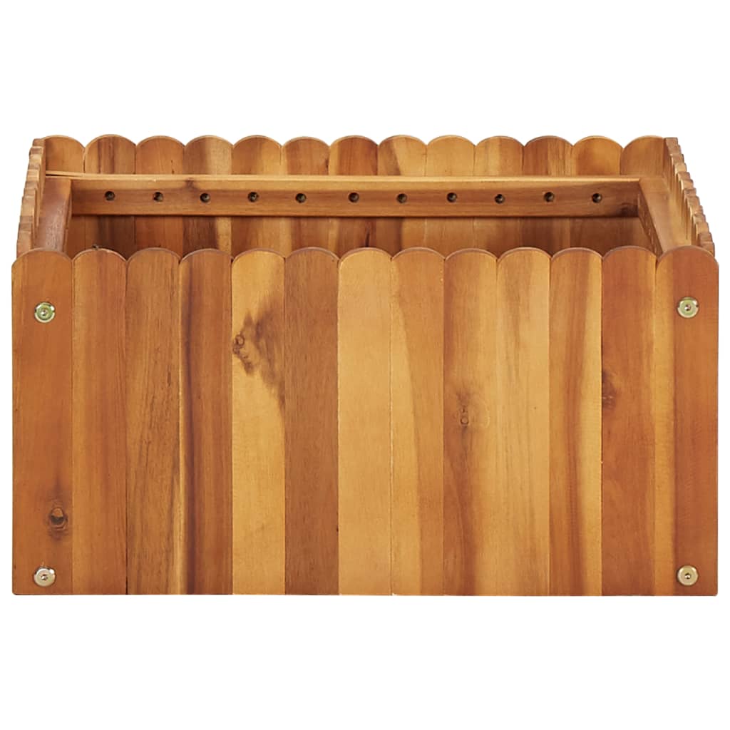 

vidaXL Plantenbak verhoogd 50x50x25 cm massief acaciahout