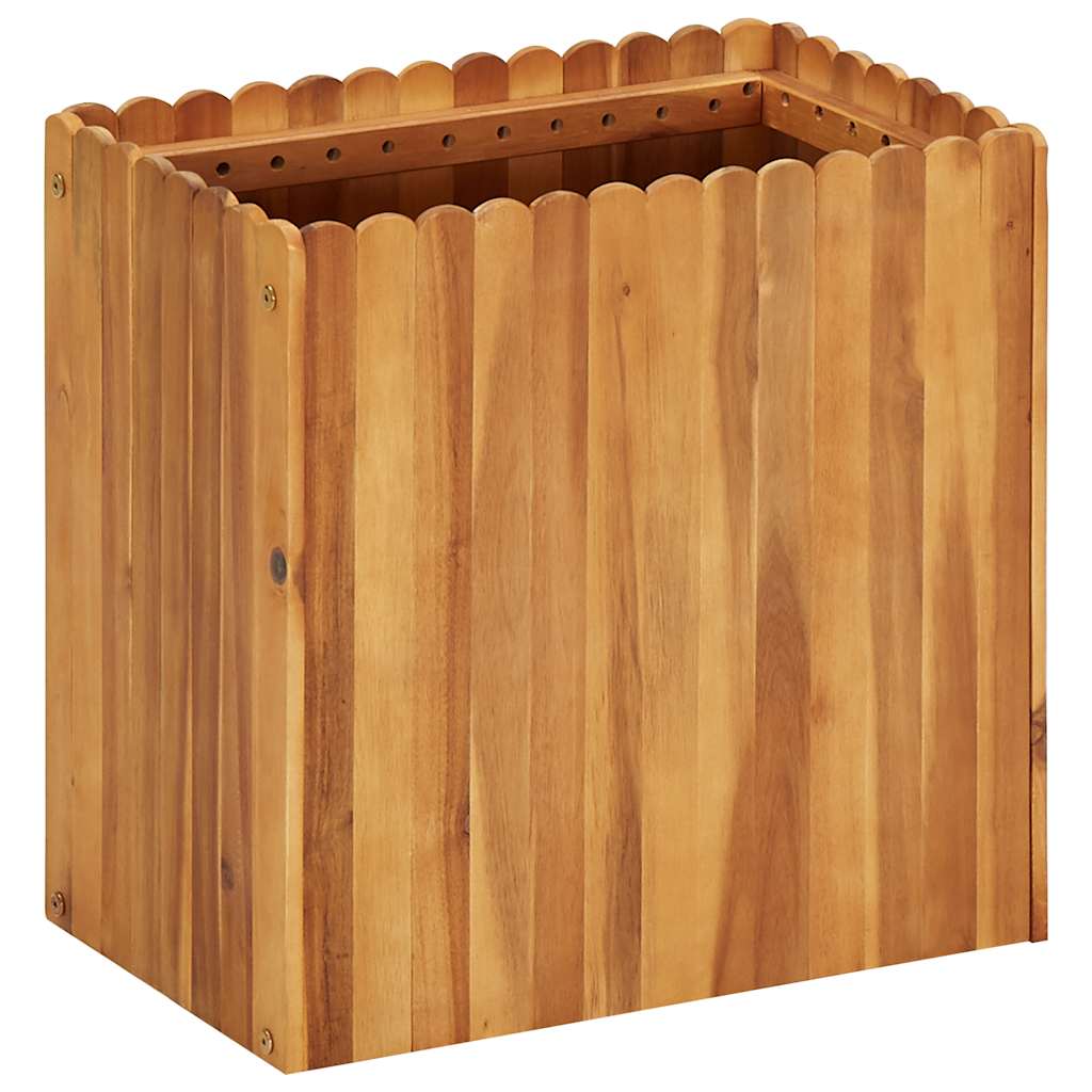 vidaXL Zahradní vyvýšený záhon 50 x 30 x 50 cm masivní akáciové dřevo