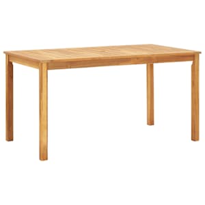 vidaXL Lauko baldų komplektas su pagalvėmis, 7 dalių, akacijos masyvas