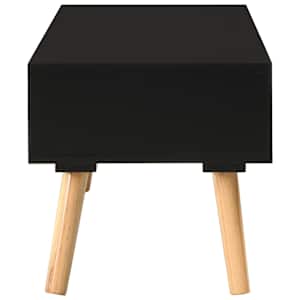 TV stolek černý 120 x 35 x 35 cm masivní borové dřevo - obrázek 6