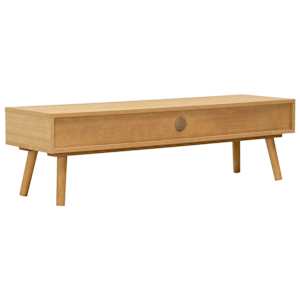 TV stolek 120 x 35 x 35 cm masivní borové dřevo - obrázek 4