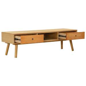 TV stolek 120 x 35 x 35 cm masivní borové dřevo - obrázek 6
