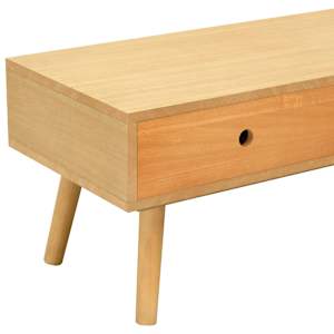 TV stolek 120 x 35 x 35 cm masivní borové dřevo - obrázek 7